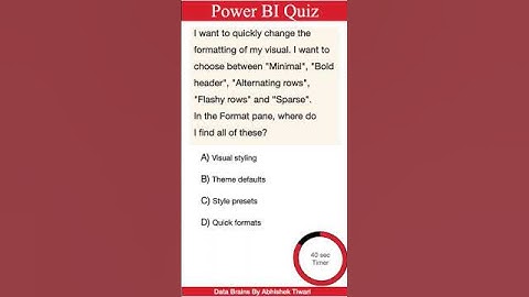 Mastering Microsoft Power BI Data Analyst for PL-300 Exam: Daily Quiz + Tips | Data Science #pl300