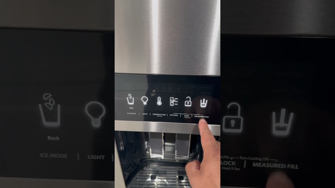 KitchenAid water filter reset