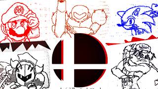 Super Smash Bros. Flipnote Animation 4K