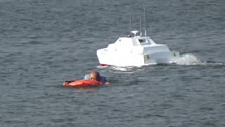 ROV and USV Get Tother- Comprehensive Rescue Exercise OF International Disaster Reduction Day