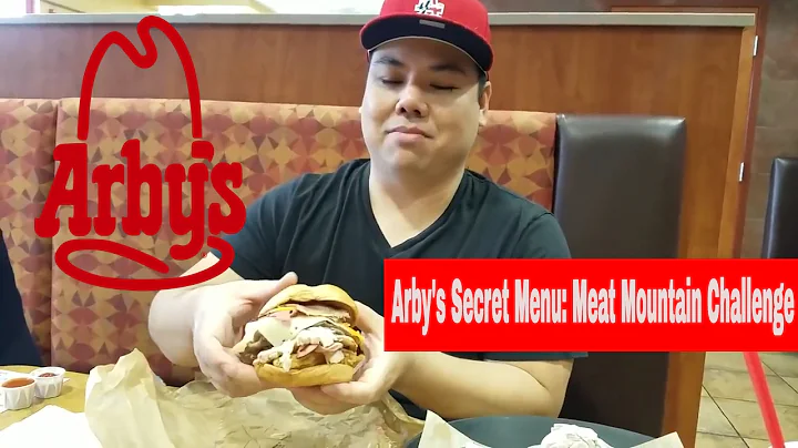 Arby's Secret Menu item: Meat Mountain Challenge [ mokbang ]