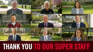 Thank you to our super staff
