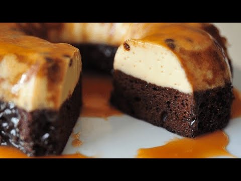 Como hacer chocoflan quesillo alto caramelo desmoldante receta flan easy recipe postres para vender