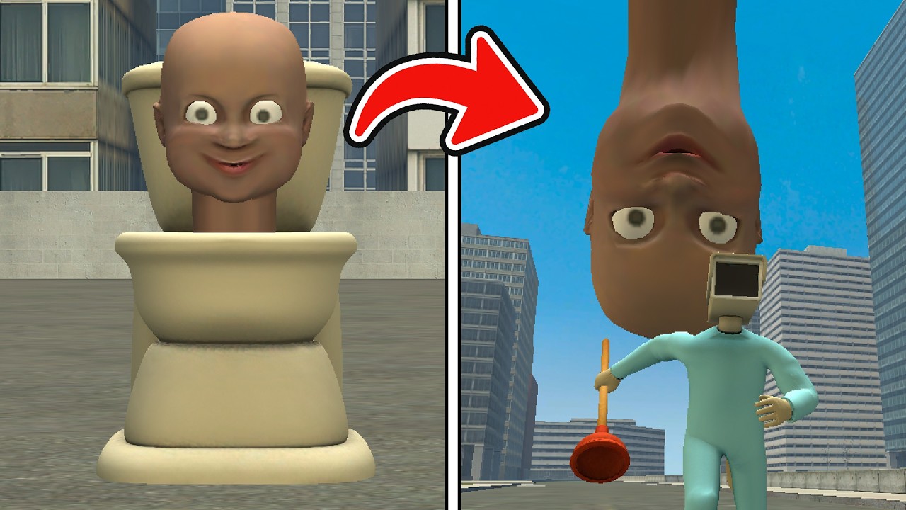 BABY Skibidi Toilet CAUGHT Cameraman Baby In Garry's Mod