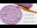 HOW TO CROCHET COASTER / UNIQUE /FAST / EASY #crochet#coaster#howto #unique#hačkovanie