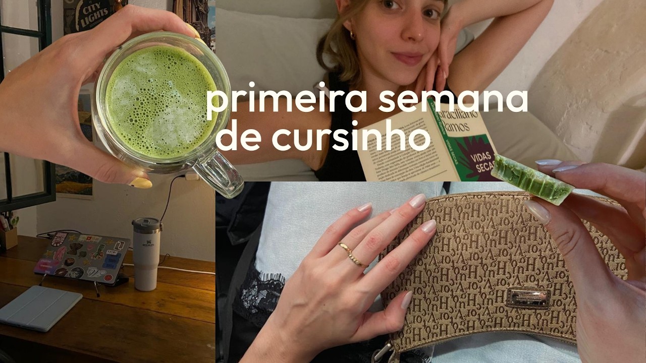 primeira semana de cursinho | diário de vestibulanda
