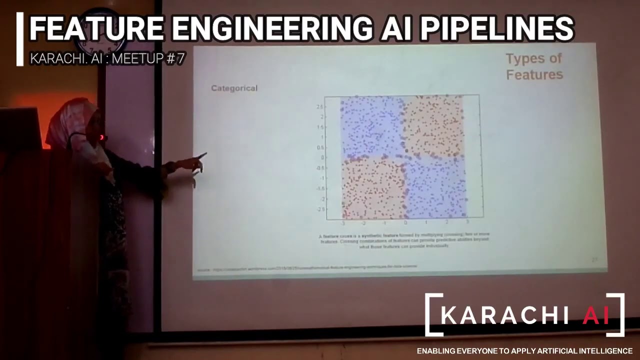Karachi AI - Meetup # 7 : Artificial Intelligence in Feature Engineering Pipelines 