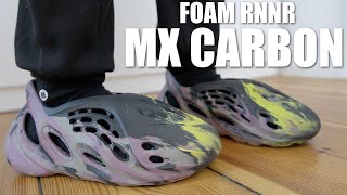 CRAZIEST COLORWAY YET? - ADIDAS YEEZY FOAM RUNNER MX CARBON REVIEW & ON FEET