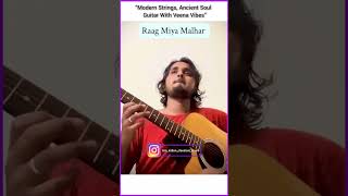 Megh Malhar Raag On Guitar By Praful Khapekar❣️✨ #guitar #classical #music #icmtabla #shorts