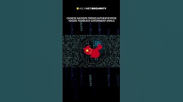 Chinese hackers forged authentication tokens to breach government emails #cybersecurity #shorts