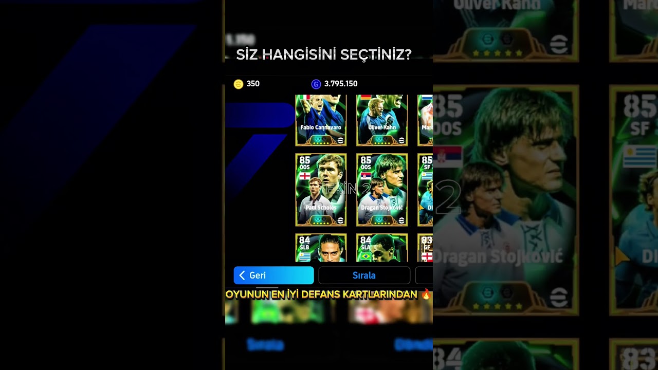 BEDAVA 106 CANNAVARO🔥 SİZ KİMİ ALDINIZ? 