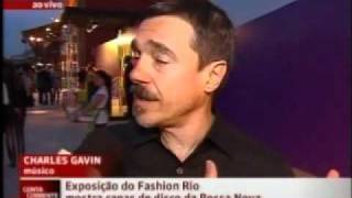 Charles Gavin fala da exposição de capas da bossa nova no Fashion Rio 2012 (Globo News)