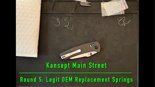 Kansept Main Street: Round 5 Legit OEM Replacement Springs #edc #modified #video #subscribe