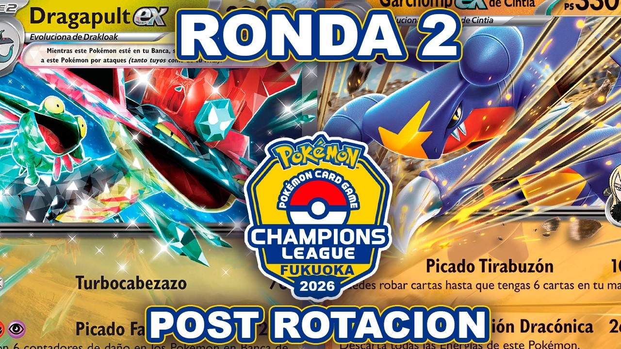 EL SETEO LE PASA FACTURA A DRAGA en R2 CHAMPIONS LEAGUE FUKUOKA 2026 POKEMON TCG