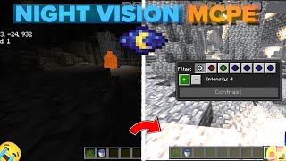 Best Full Bright Night Vision Mod For Mcpe 1.21 Night Vision Mod Mcpe