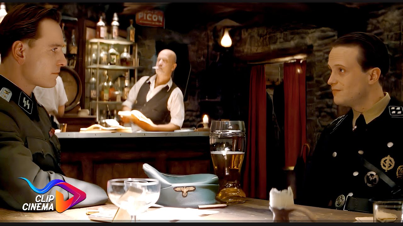 A Cena mais tensa do filme | Cena de “Bastardos Inglórios” 2009 Vídeo Clipe