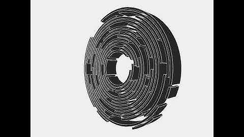 Torn Rings. Draw by openFrameworks