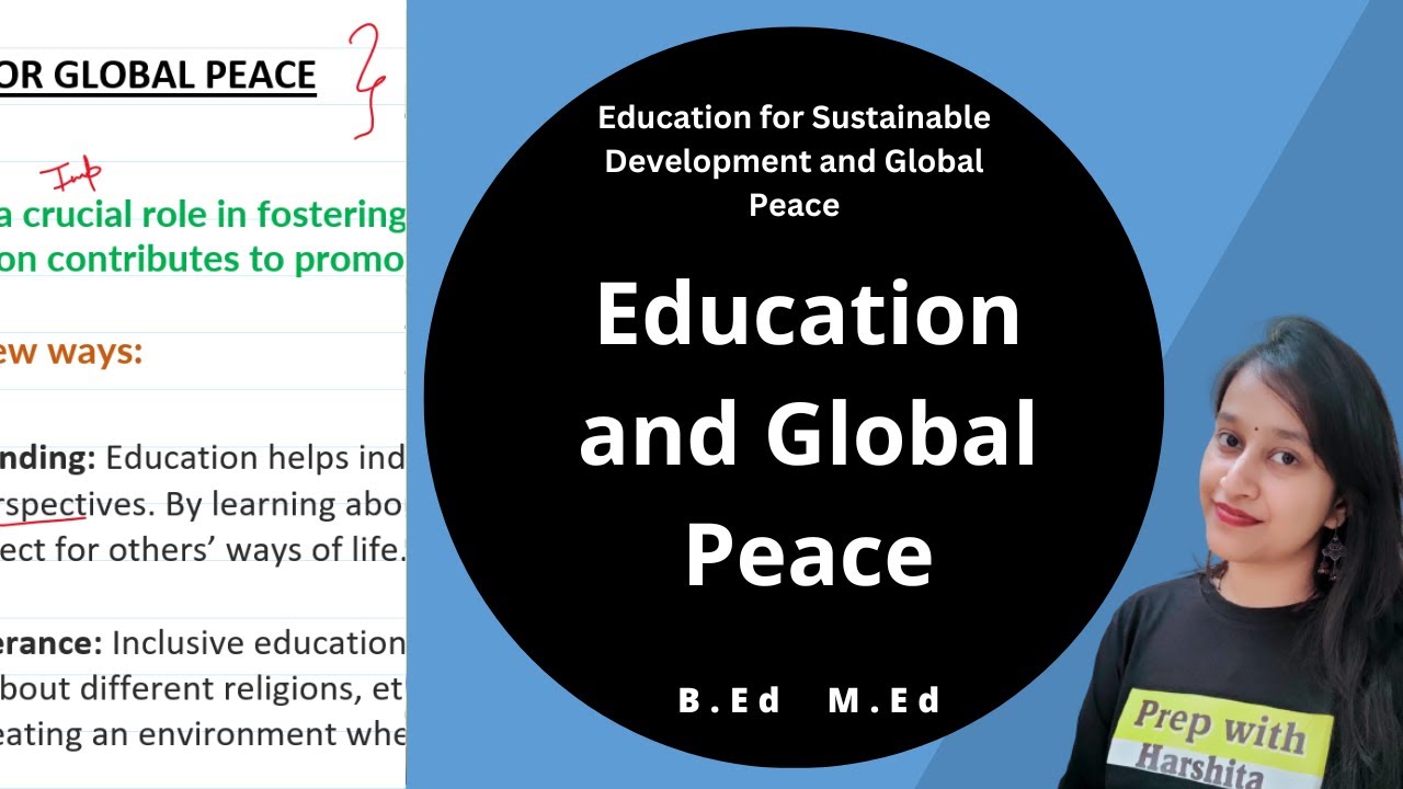 Education for Global Peace | Education for Sustainable Development and ...
