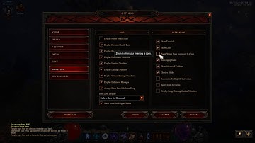 How To Enable Zoom When Inventory Is Open in Diablo 3
