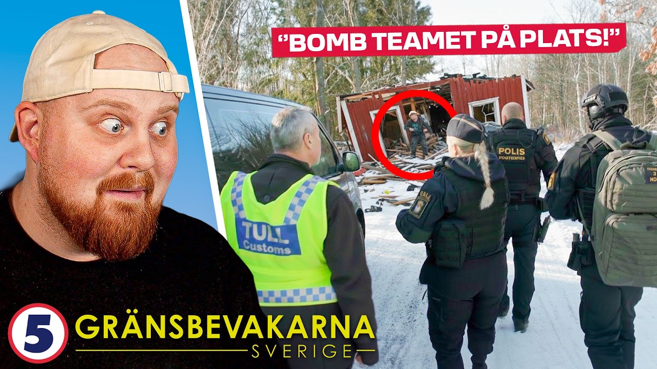 Svenska BOMBSKYDDET vs OLAGLIG tillverkning! | Reagerar På Gränsbevakarna Sverige #21