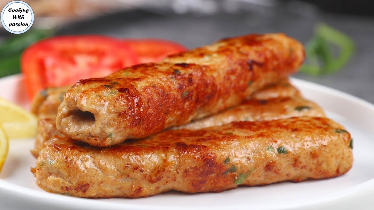 Restaurant Style Seekh Kabab Recipe In Pan With Homemade Kebab Masala