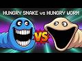 HUNGRY SNAKE Vs HUNGRY WORM 