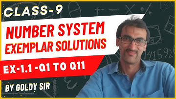 NUMBER SYSTEM-EXEMPLAR MATHS SOLUTIONS-CLASS-9-CHAPTER-1-EX-1.1-Q1 TO Q11
