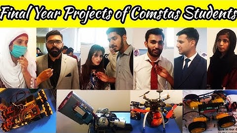 Final year projects of Comsats wah || open house || Faisal Riaz Vlogs