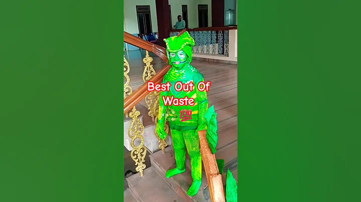 Best Out Of Waste ♻️, Fancy Dress competition 👌#recycle #craft #kidsfun #kids #trending