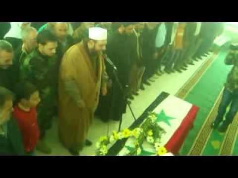 الشيخ علي رمضان في صلاته على الشهيد المجاهد حسن اسعد اسعد