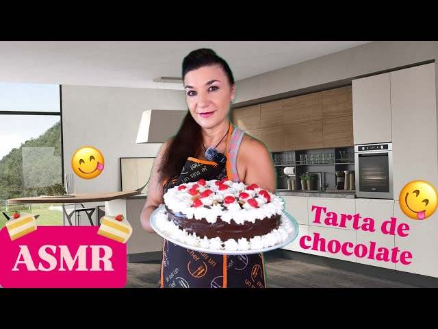 ASMR I'll make you a 🎂 carrot cake 🥕with chocolate and we'll decorate it together 😋very relaxing ...