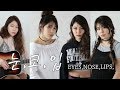 눈,코,입(EYES,NOSE,LIPS) Cover in four languages by Monna