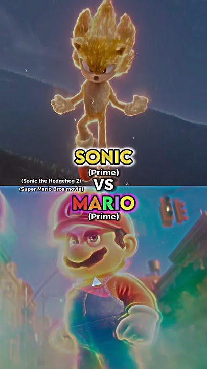 Super Sonic vs Star Mario