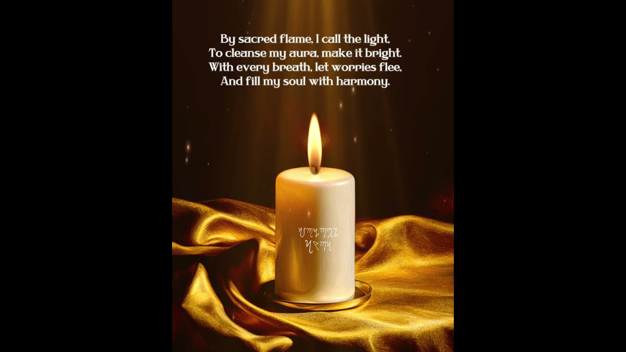 Aura Cleansing Candle Spell ✨