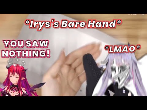 IRyS accidentally showed her hand on cam!