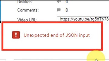Unexpected end of JSON input fix