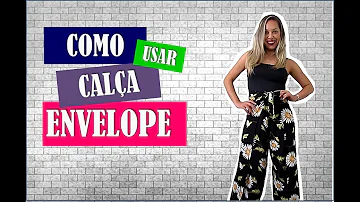 Como usar calça envelope preta?