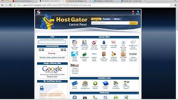 How to Install Drupal on HostGator