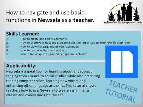 How to navigate and use Newsela as a teacher?