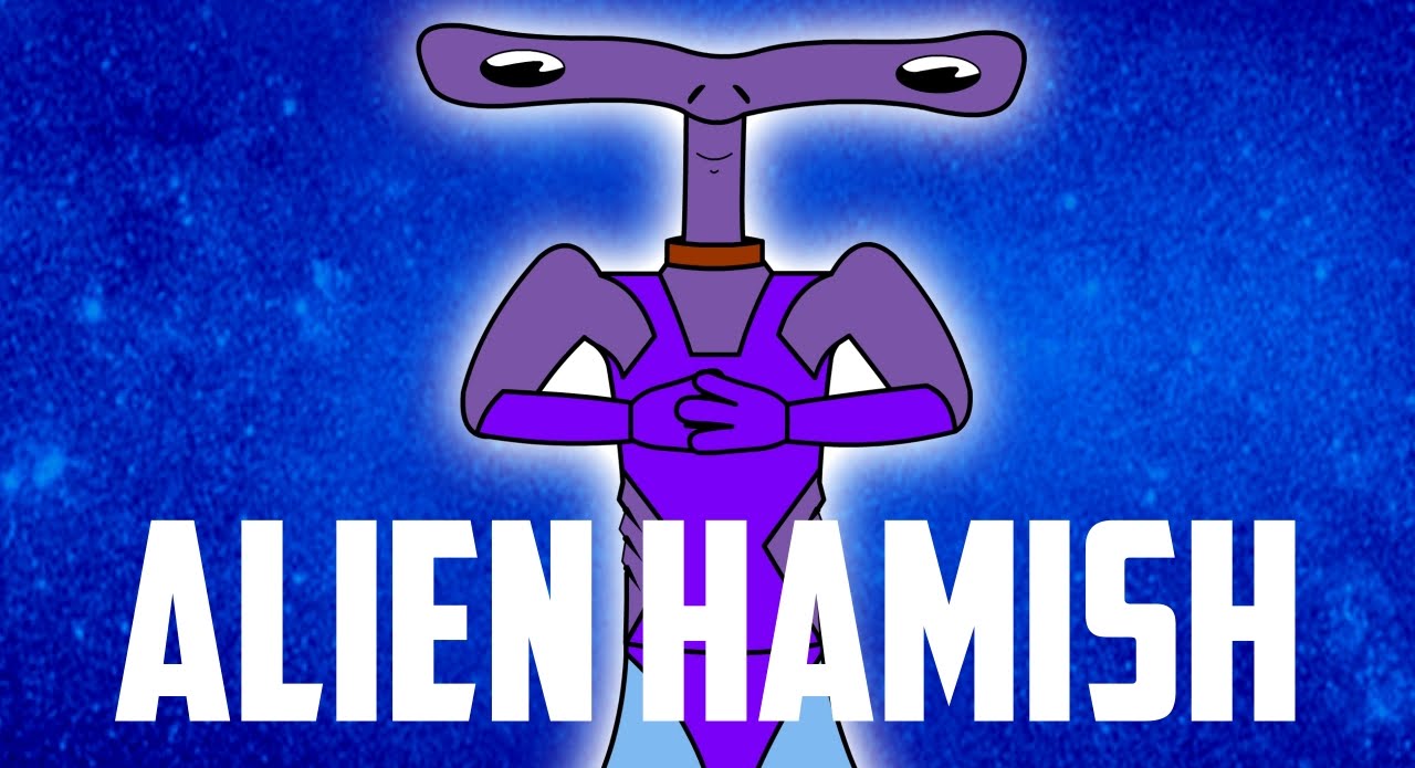 Alien Hamish. A Fun Alien Adventure for Kids. Read by the Author, with Pictures from the Book.