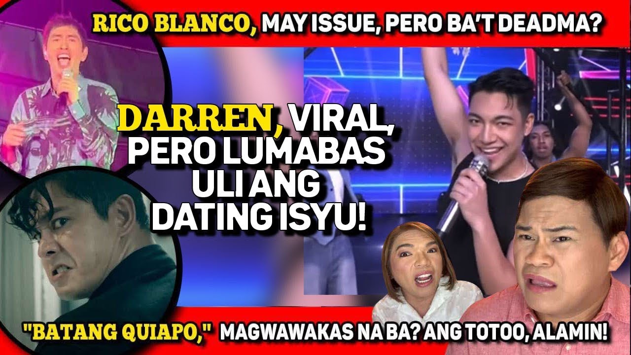DARREN, NAG-MESSAGE SA ISANG GUWAPO?! 🔴 RICO BLANCO, NA-BASH ULI! 🔴 BATANG QUIAPO, MATITIGOK NA?