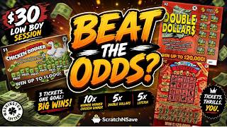 Did $30 in Low Boy Scratch Tickets Beat the Odds? | Washington Lottery Mix #scratchofftickets