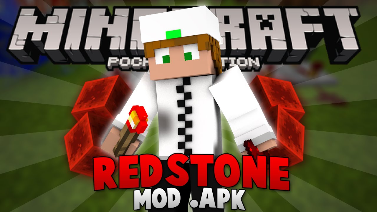 Redstone Mod .Apk | Minecraft PE 0.12.1 (Pocket Edition) - YouTube