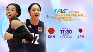 КИТАЙ (CHN) – JAPAN (JPN)|ЖЕНСКИЙ ЧЕМПИОНАТ АЗИИ ПО ВОЛЕЙБОЛУ U-20|НУР-СУЛТАН|2022