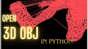 Python 3D model Viewer : file.obj file viewer