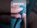 easy way to sew #tipsjahit #sewing #sewinghacks #ussewtips #sewingtips #sewingtutorial