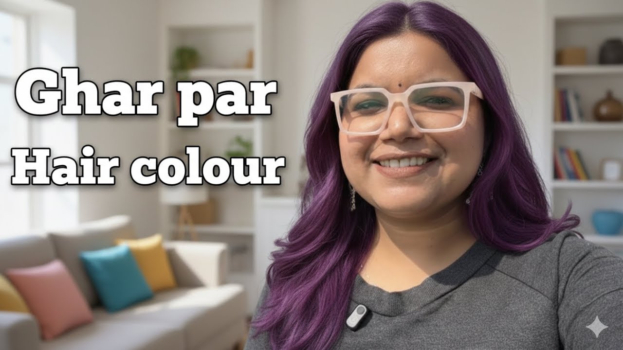 Office se aake Hair Colour 💜 Ghar par hi – Full Chaos Vlog