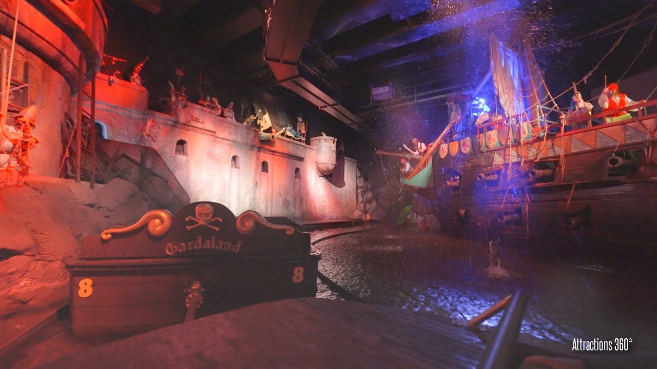 Pirates Themed Boat Dark Ride | Revenge of the Ghost | Gardaland 2023