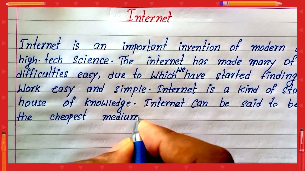 internet essay easy