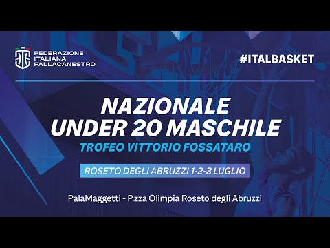 NAZIONALE U20 MASCHILE - TORNEO VITTORIO FOSSATARO - ITALIA VS BELGIO